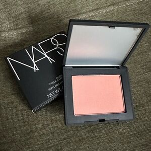 NARS POWDER BLUSH 237 DEEP THROAT Soft pink with golden sheen NEW IN BOX